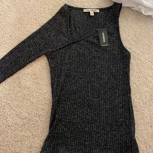 Express Cut Out Long Sleeve Crop
